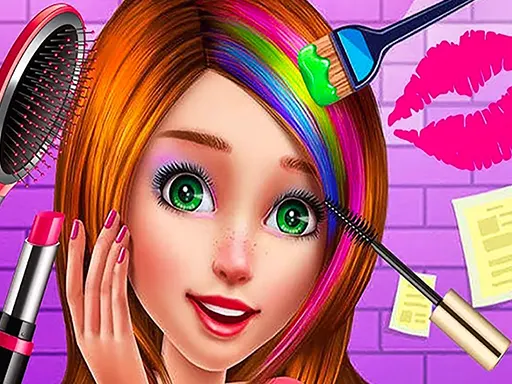 Hair Salon and Dress Up Girl