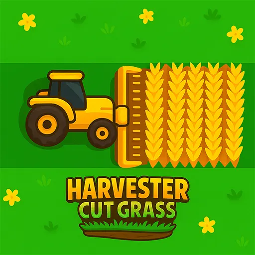 Harvester Cut Grass