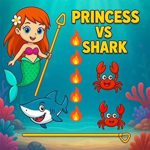 Princess vs Shark