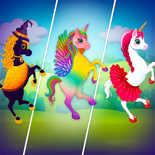 Unicorn Dress Up: Makeup Games